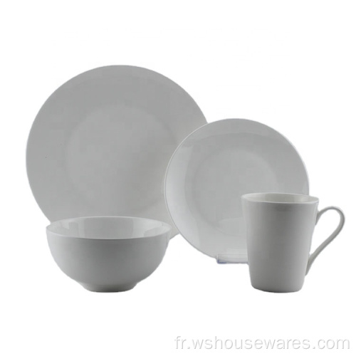 Ensembles de vaisselle en porcelaine de luxe en céramique en gros 24pcs